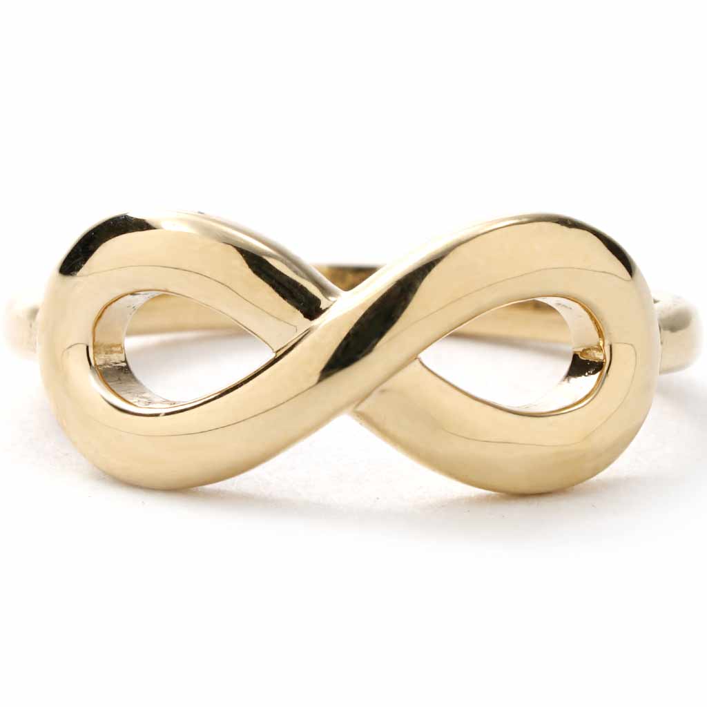 POH KONG 916/22K Gold Infinity Symbol Ring