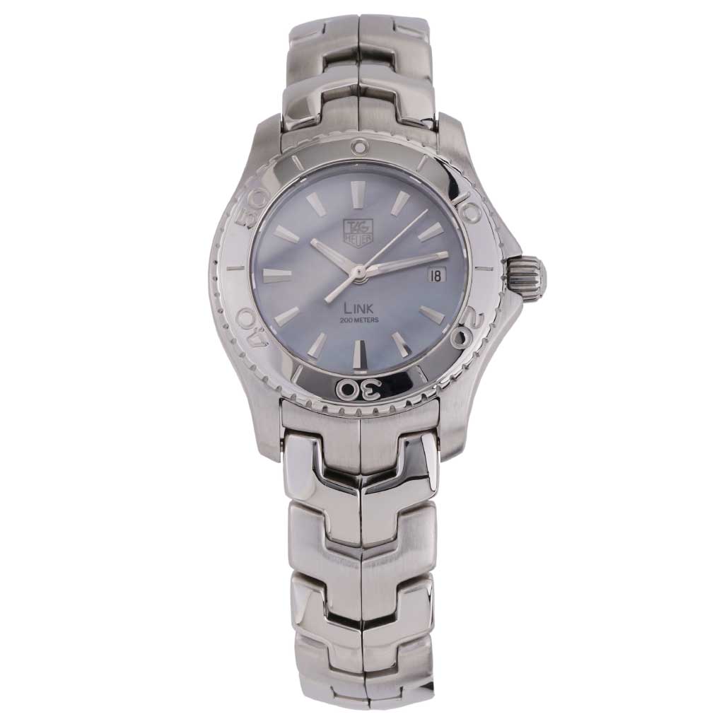 Tag Heuer Link Ladies Blue Mother of Pearl | New York Jewelers Chicago