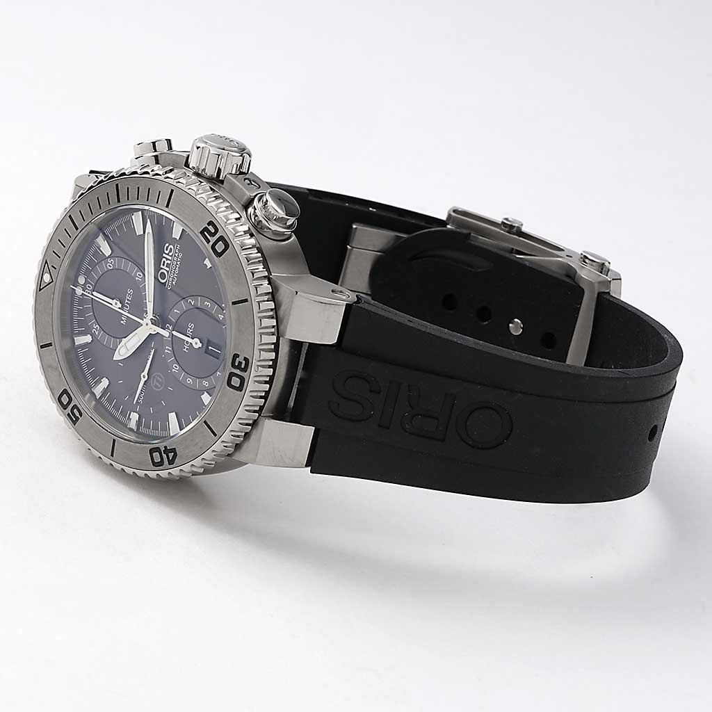 Oris aquis chronograph online titanium