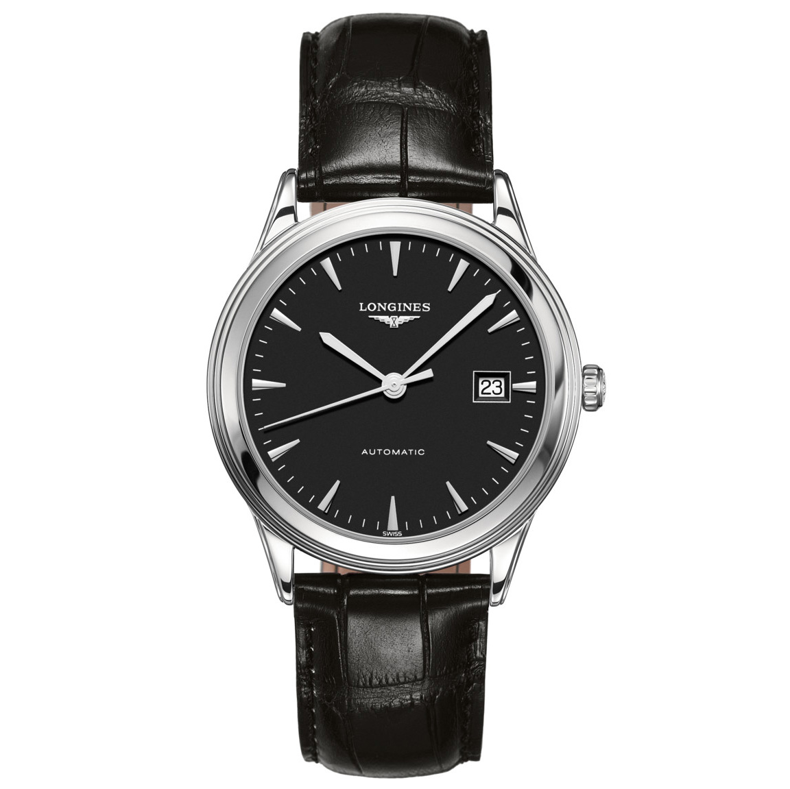 Longines Flagship Black Dial | New York Jewelers Chicago
