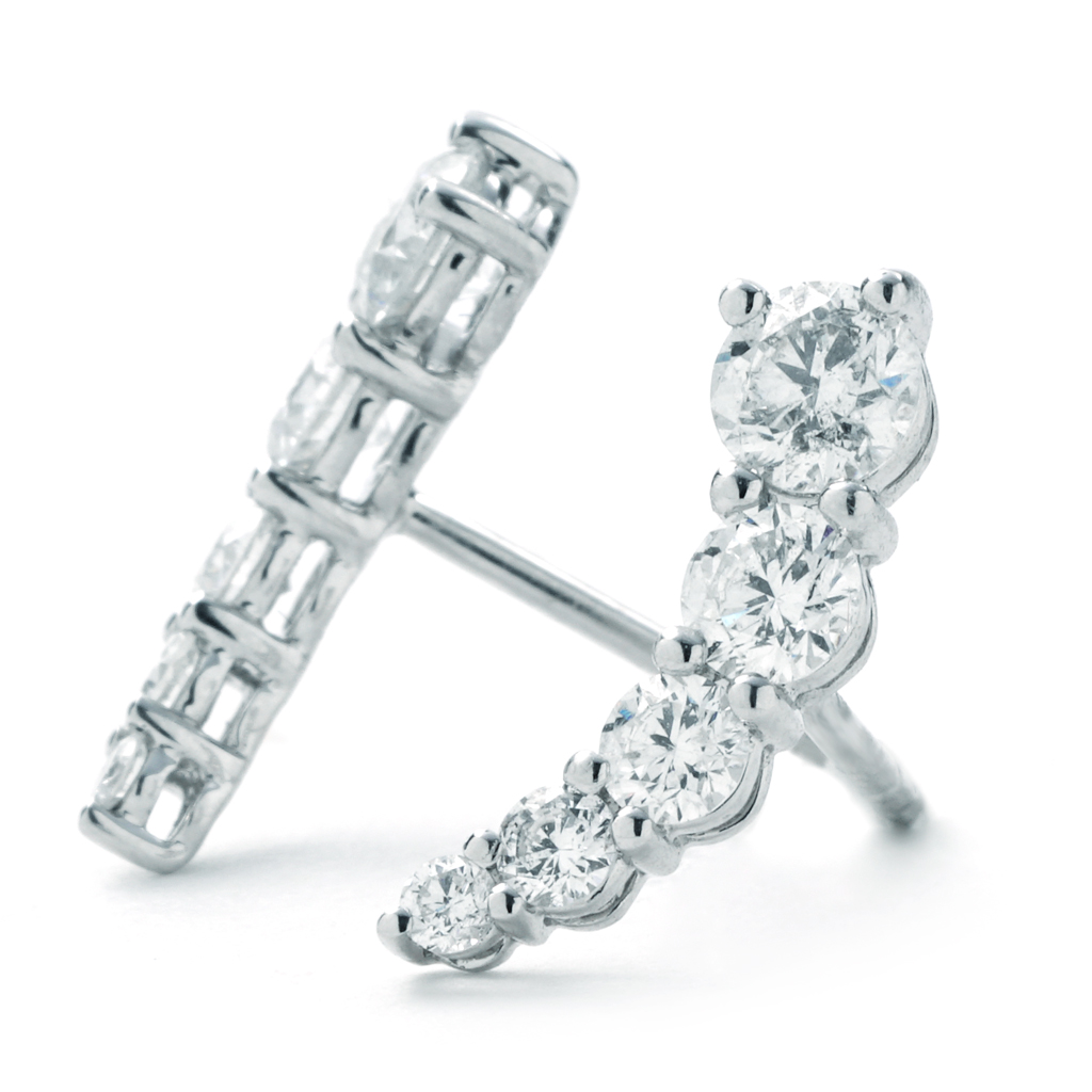 Top more than 74 diamond crawler earrings super hot - esthdonghoadian