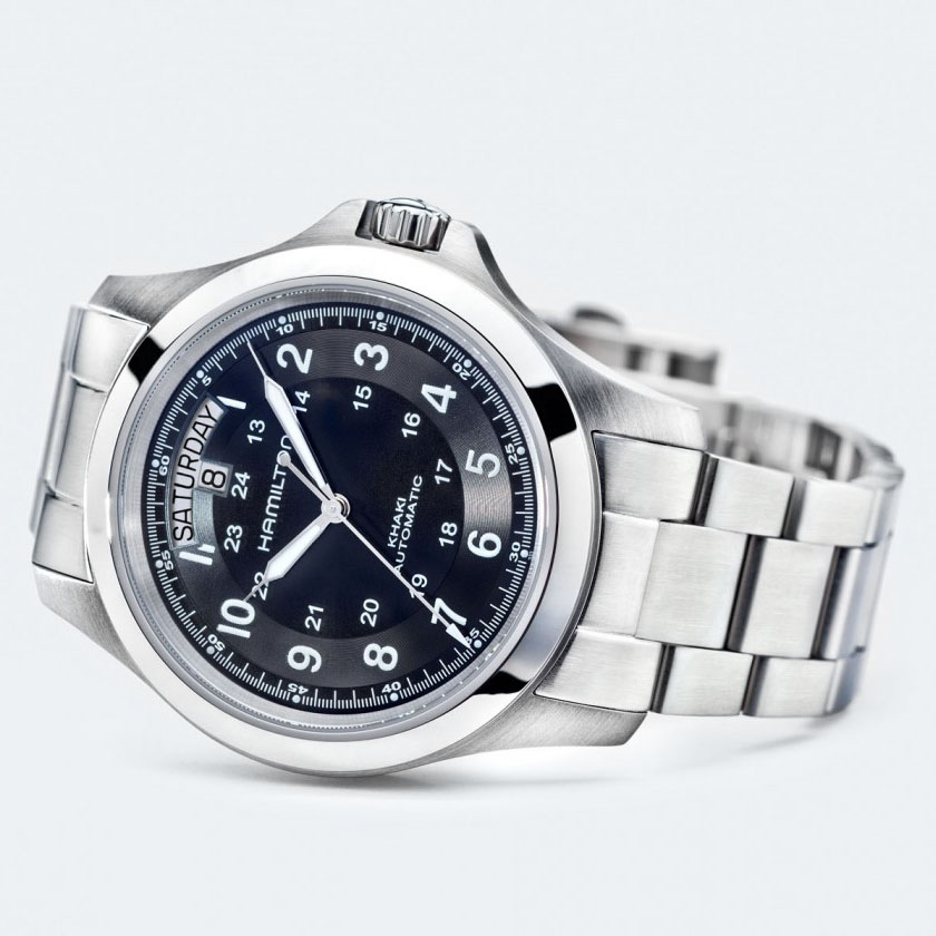 Hamilton Authentic Watch band bracelet 20mm ref H695.644.104 Khaki King  Bracelet watches