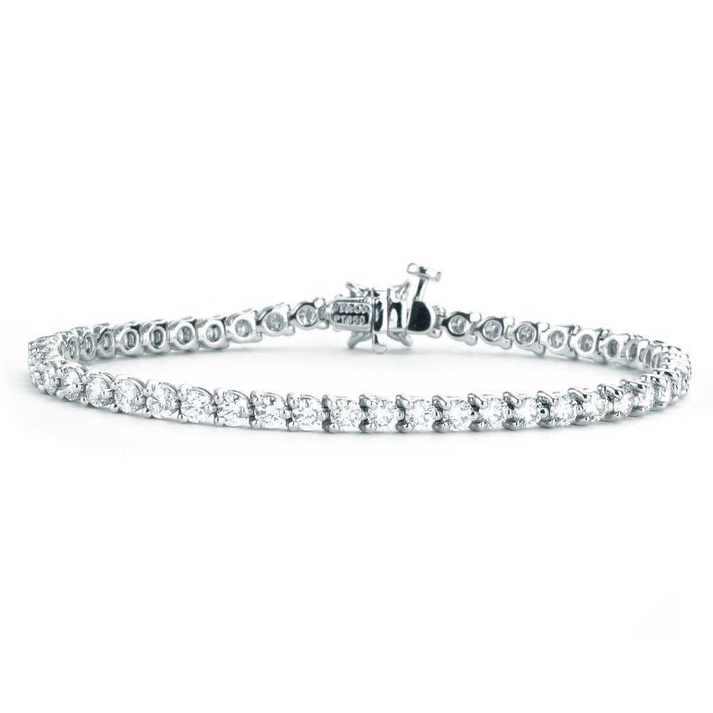 SOLD Tiffany  Co Jazz Platinum Diamond Bracelet  Prince Estate Jewelry