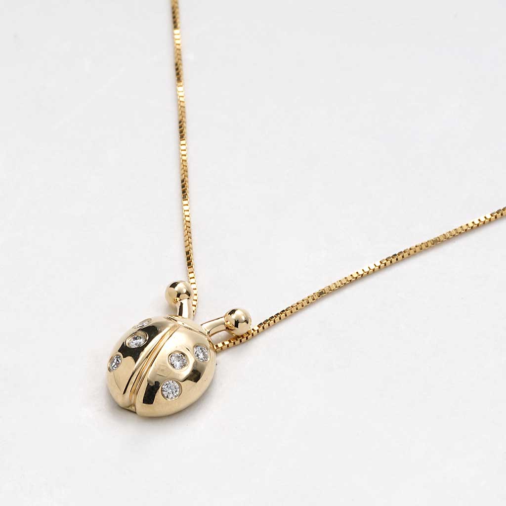 Tiffany Co Love Bug Ladybug Charm Round Circle Pendant 4 Necklace Bracelet  MINT