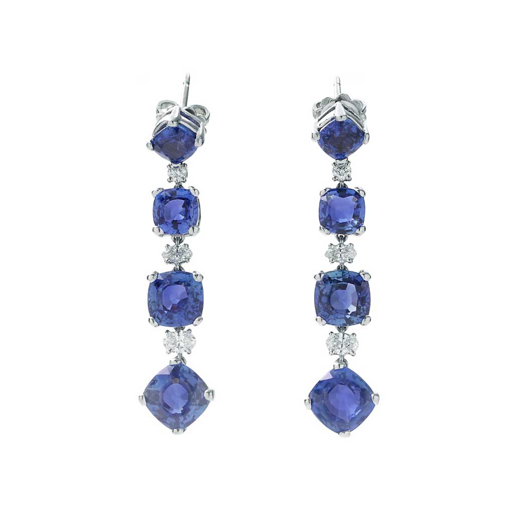 Bulgari Sapphire and Diamond Drops | New York Jewelers Chicago