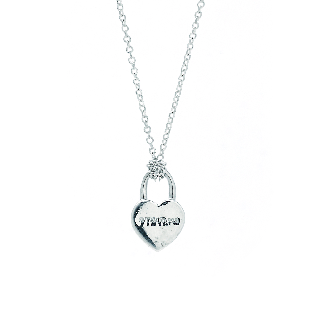 Return to Tiffany® Love Lock Necklace in Silver