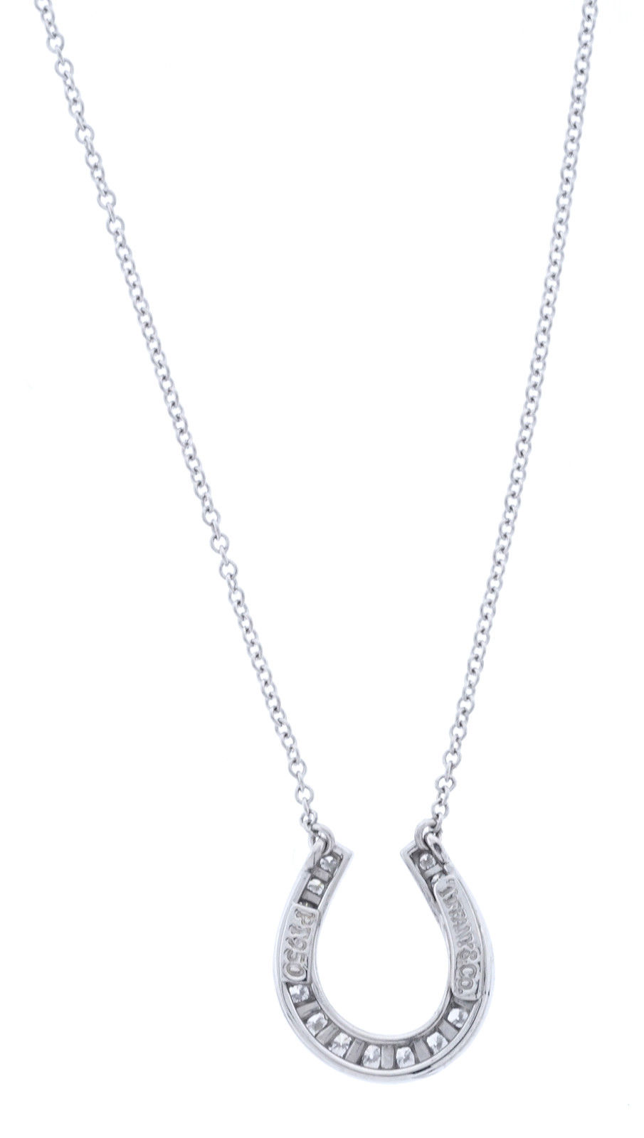 Tiffany & Co. Platinum Diamond Horseshoe Pendant Necklace - 950 Platinum Pendant  Necklace, Necklaces - TIF274505 | The RealReal