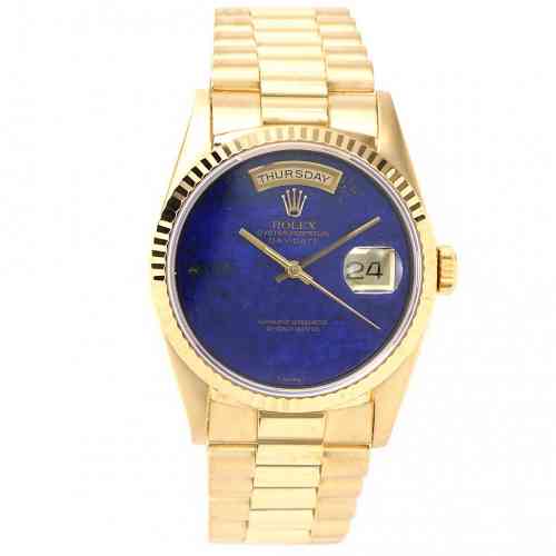 rolex day date lapis dial