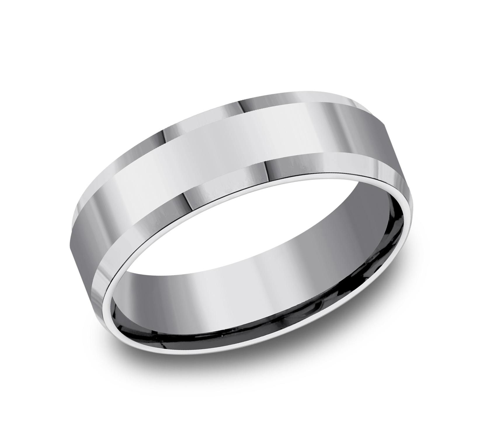 Tantalum High Polish Beveled Flat Ring | New York Jewelers Chicago