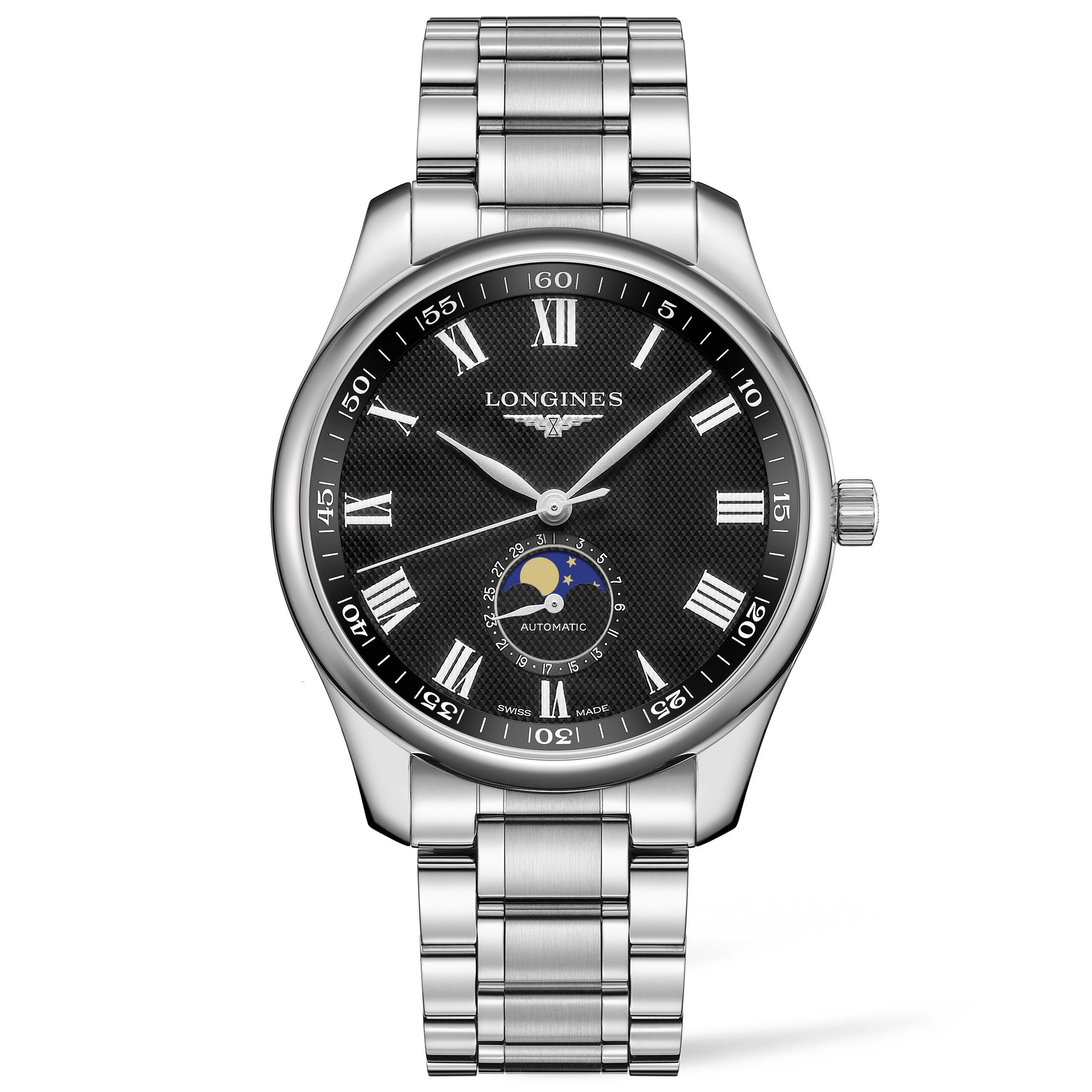 Longines Master Collection Moonphase Black Dial New York Jewelers Chicago