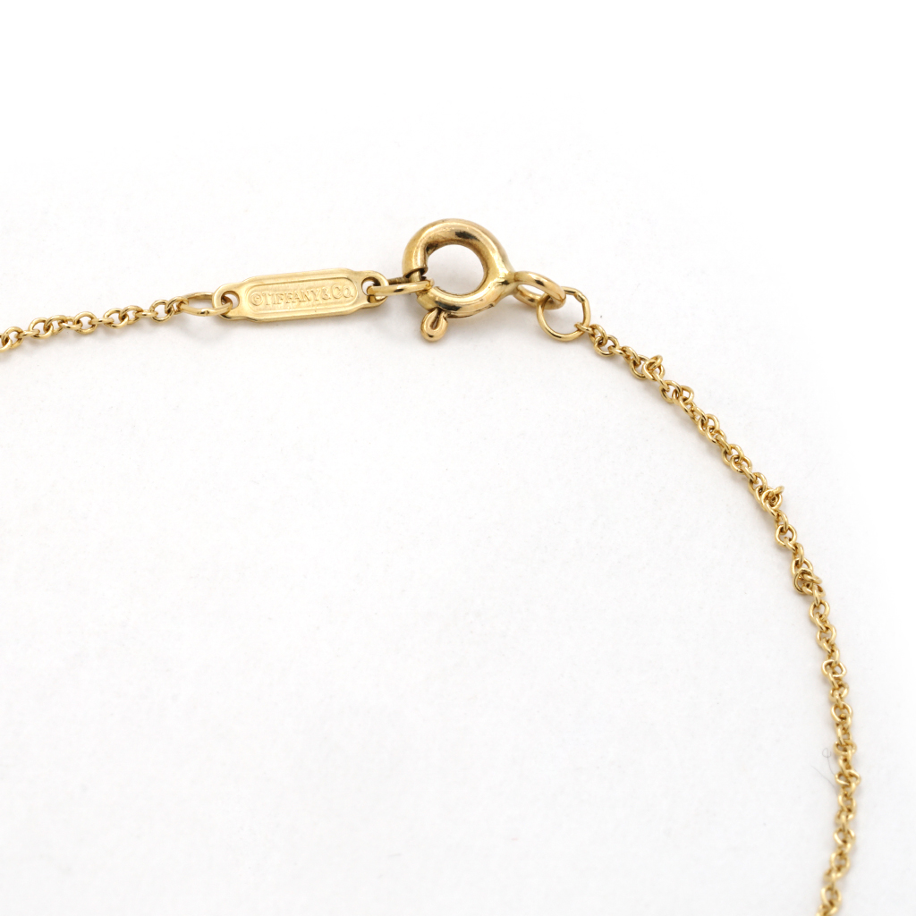 Tiffany & Co. Return To Tiffany 18K Yellow Gold Heart Tag Choker Necklace, Tiffany & Co.
