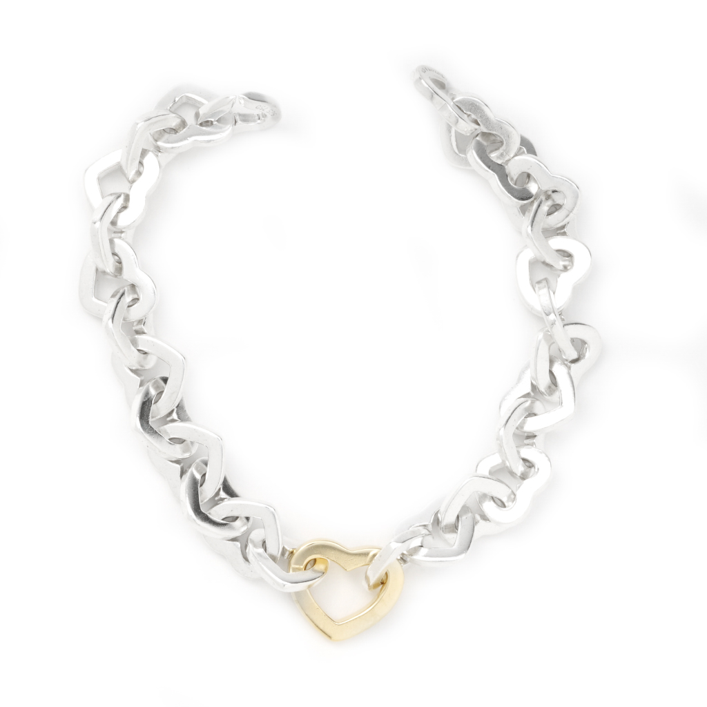 Tiffany & Co. Interlocking Hearts Charm Bracelet | New York Jewelers ...