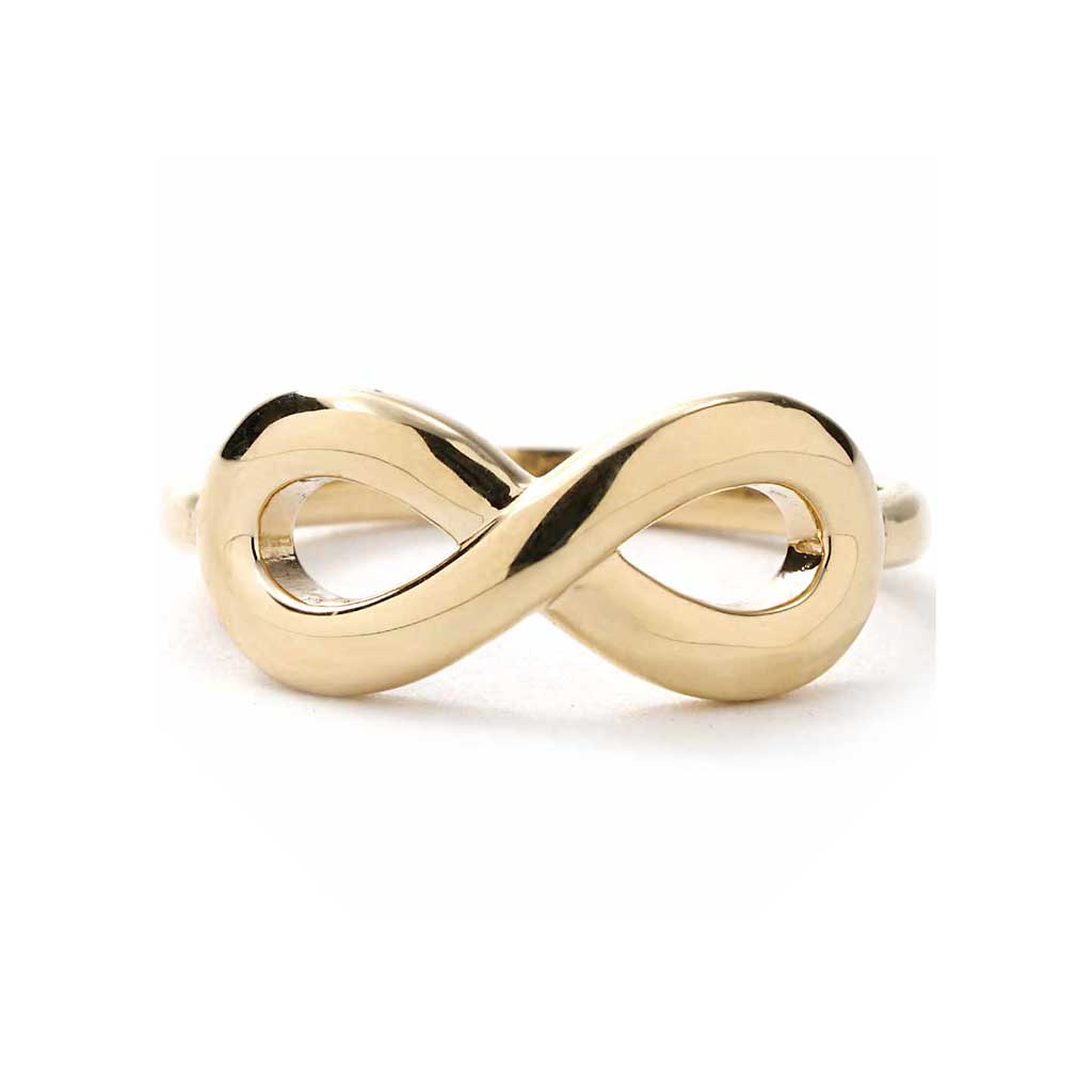 Zeeman oud Aantrekkelijk zijn aantrekkelijk Yellow Gold Infinity Symbol Ring | New York Jewelers Chicago