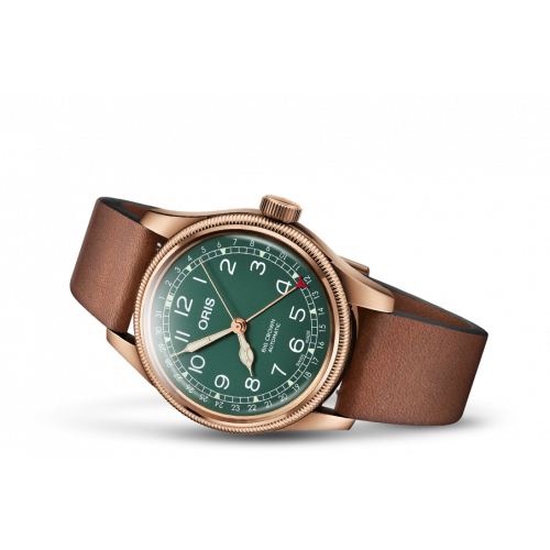 Oris Big Crown Pointer Date 80th Anniversary Watch in Bronze New